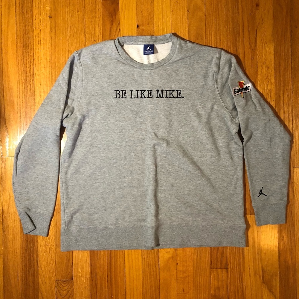 Jordan Brand “Be Like Mike” Crewneck Sweatshirt Size XXL